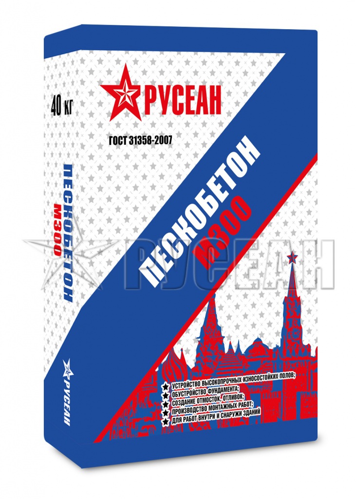 Пескобетон М-300, 40 кг  фото товара