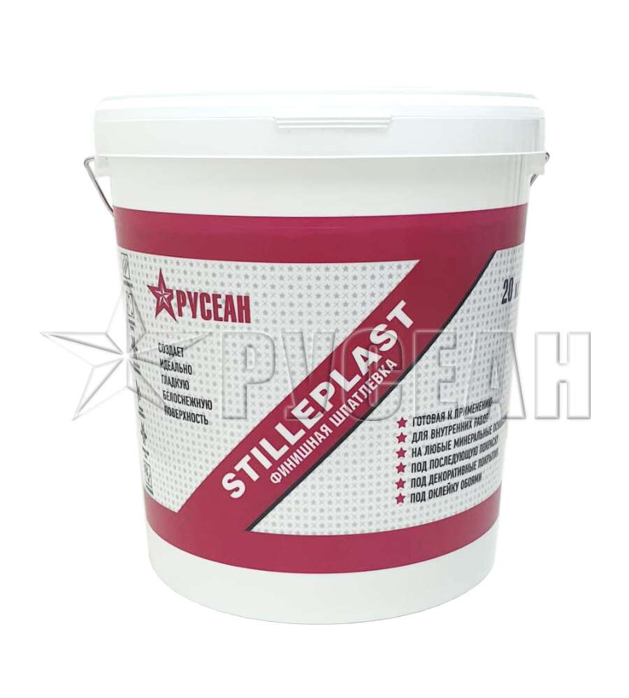 Шпатлевка финишная ШТИЛЬПЛАСТ (STILLEPLAST), ведро 20 кг фото товара